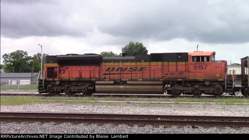 BNSF coal train DPU